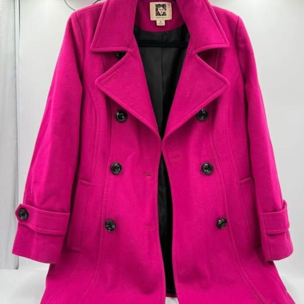 Anne Klein Pink Peacoat